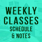 Weekly Classes